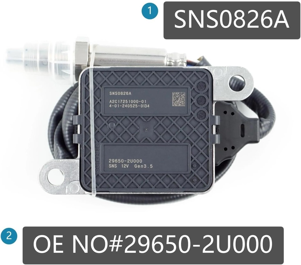 Nitrogen Oxygen Sensor for KIA 29650-2U000  SNS0826A 12V Gen3.5