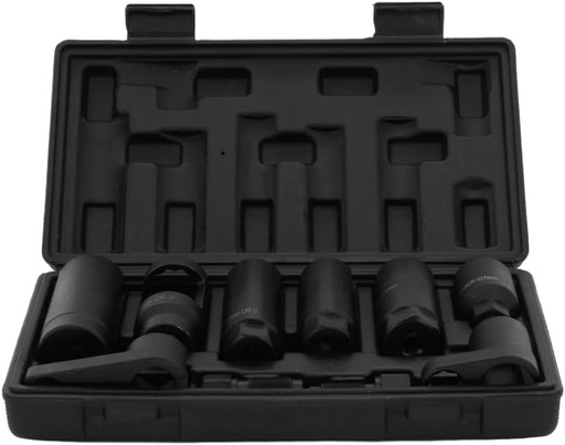 [WXD000] Sensor Socket Removal and installation universal Puller and Remove Tool includes Thread Chasers, Oxygen Sensor Sockets, and injector Socket and Oil Sending Unit Sockets 