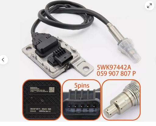 [WXD0824] Nitrogen Oxygen Sensor for VW 059907807P A2C38402100 5WK9 7442A SNS442A
059907807AF  SNS442B